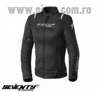 Geaca (jacheta) femei Racing vara Seventy model SD-JR50 culoare: negru – marime: L